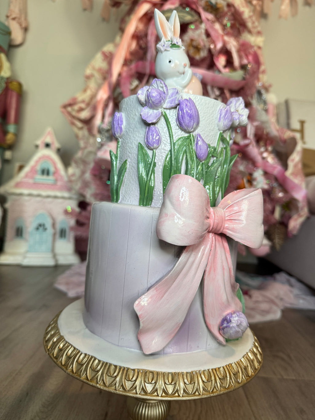 Beautiful Easter Resin Faux cake