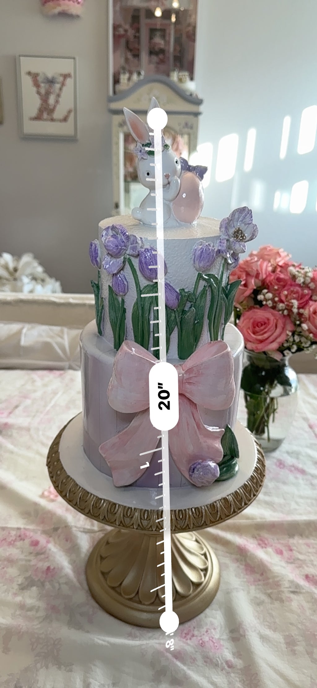 Beautiful Easter Resin Faux cake