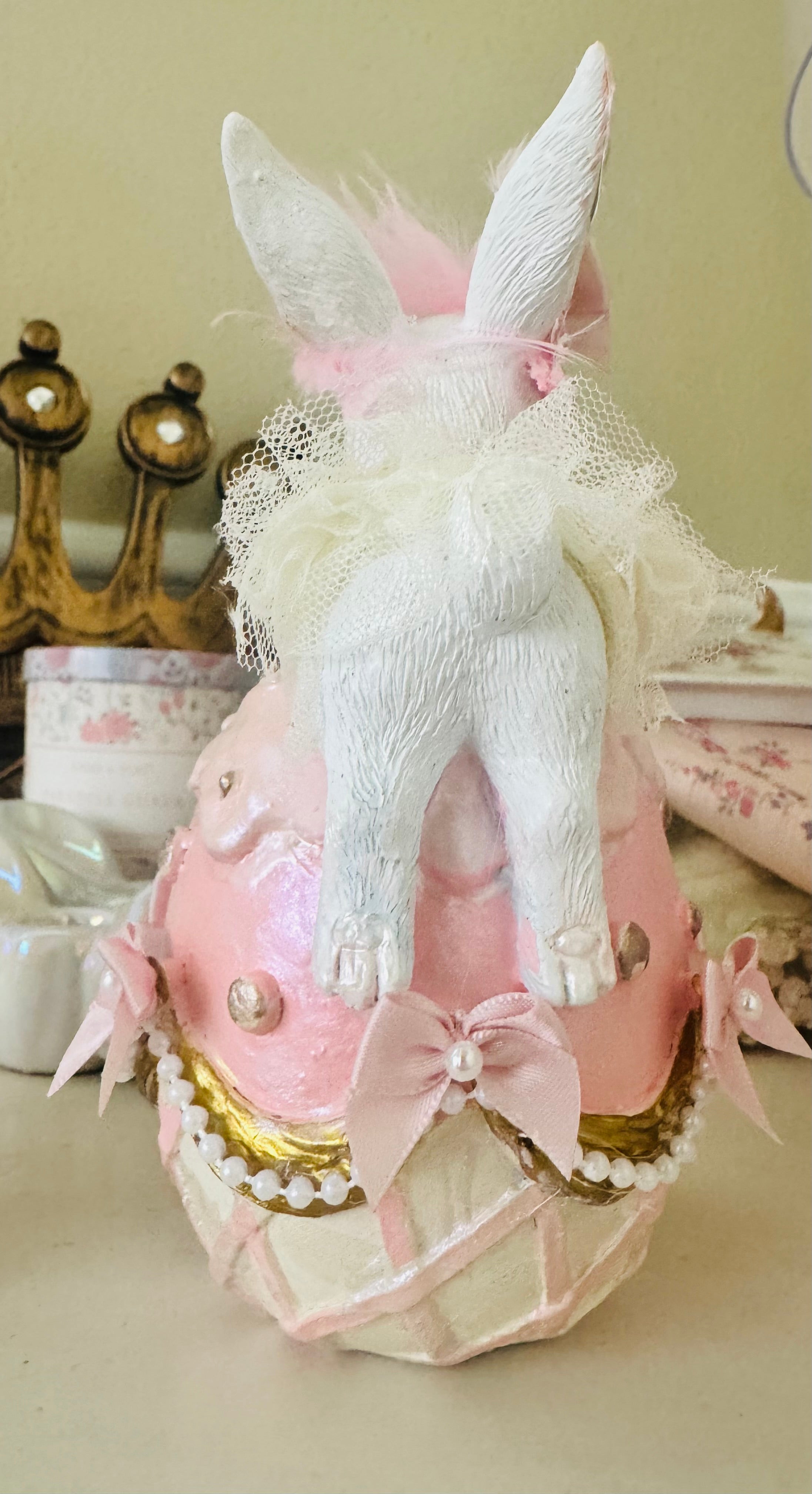 Custom Bunny on Easter egg