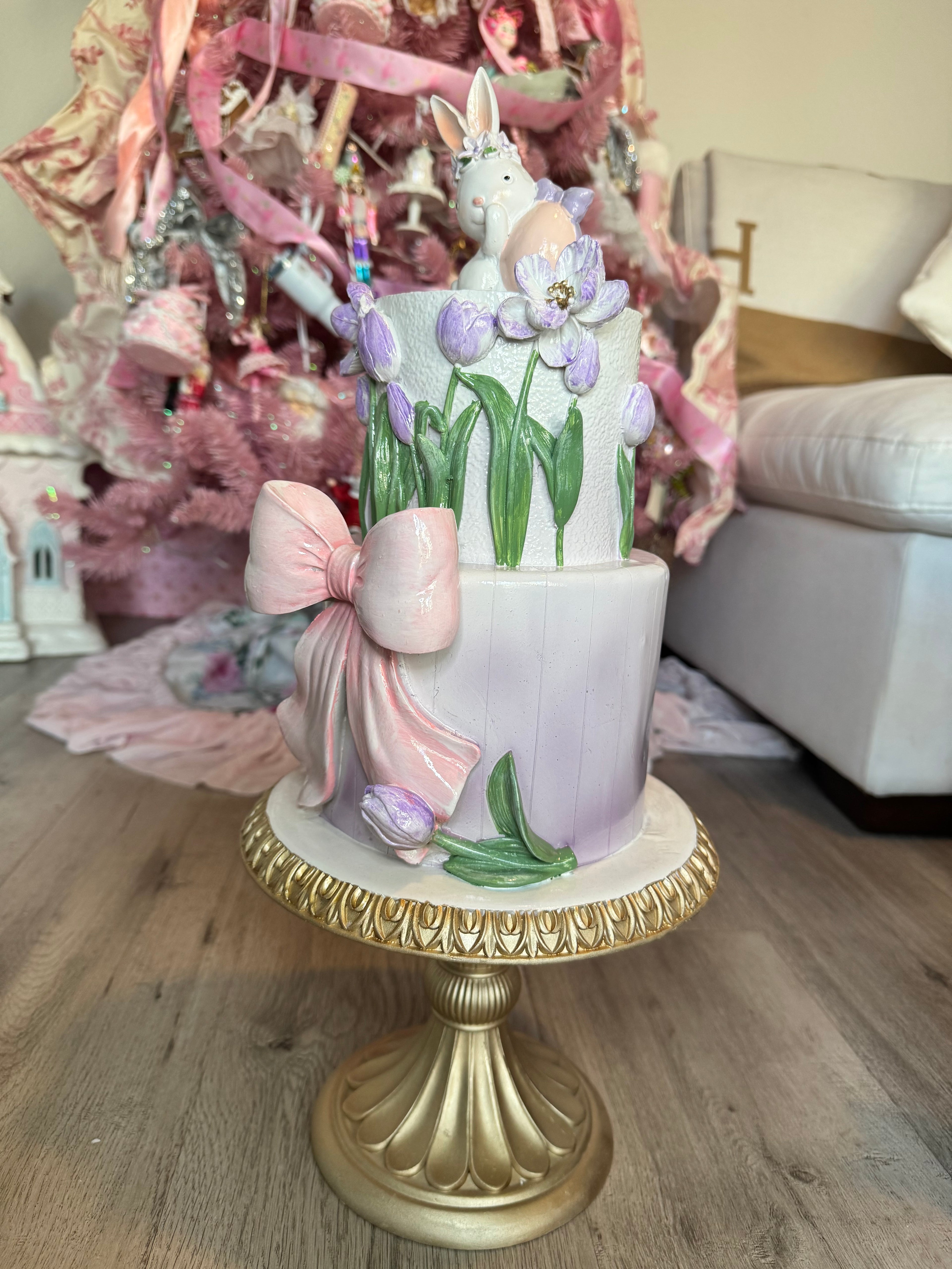 Beautiful Easter Resin Faux cake