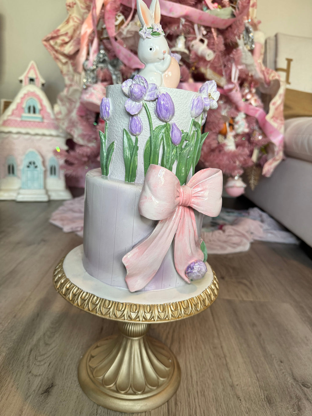 Beautiful Easter Resin Faux cake