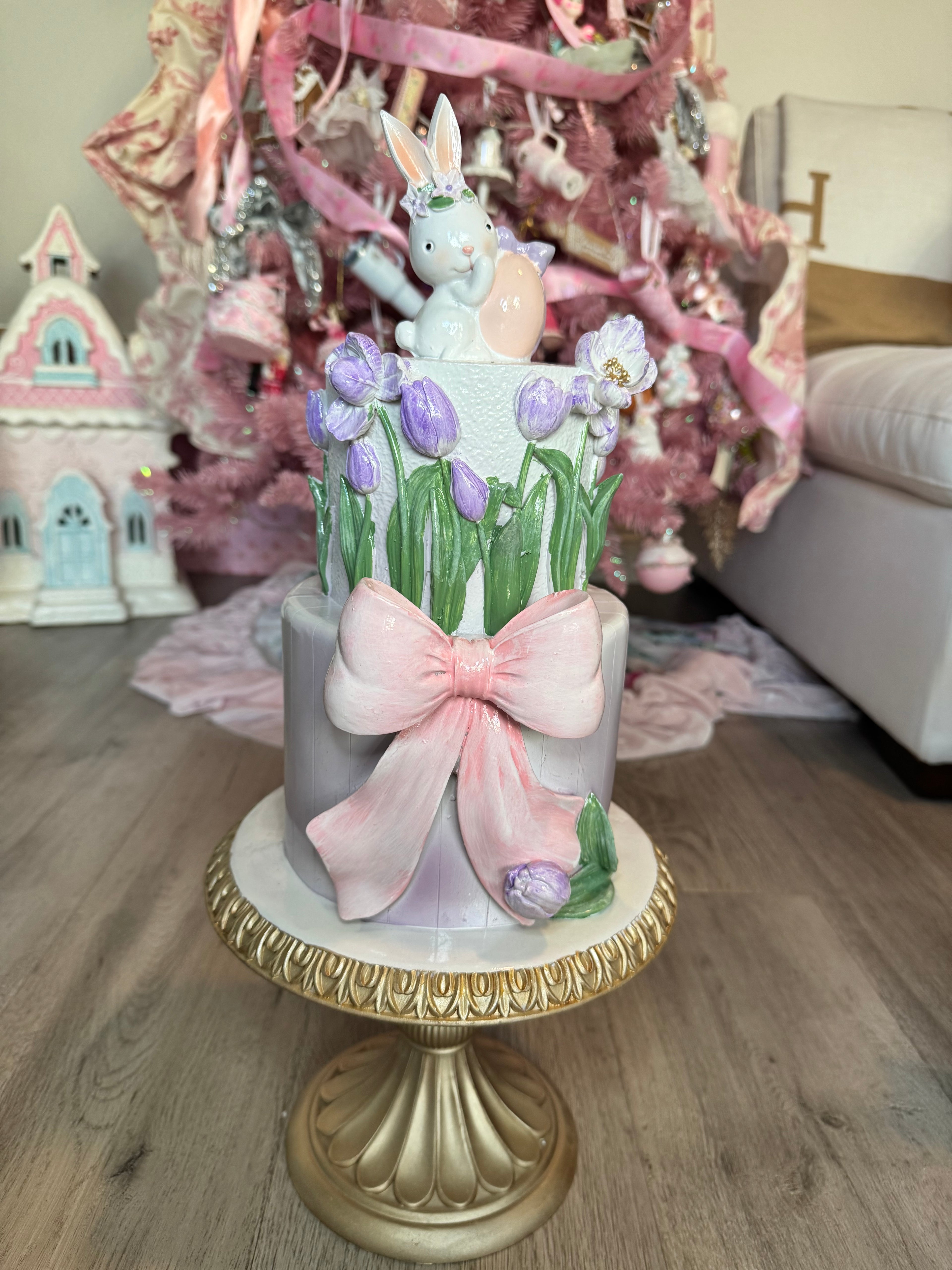 Beautiful Easter Resin Faux cake