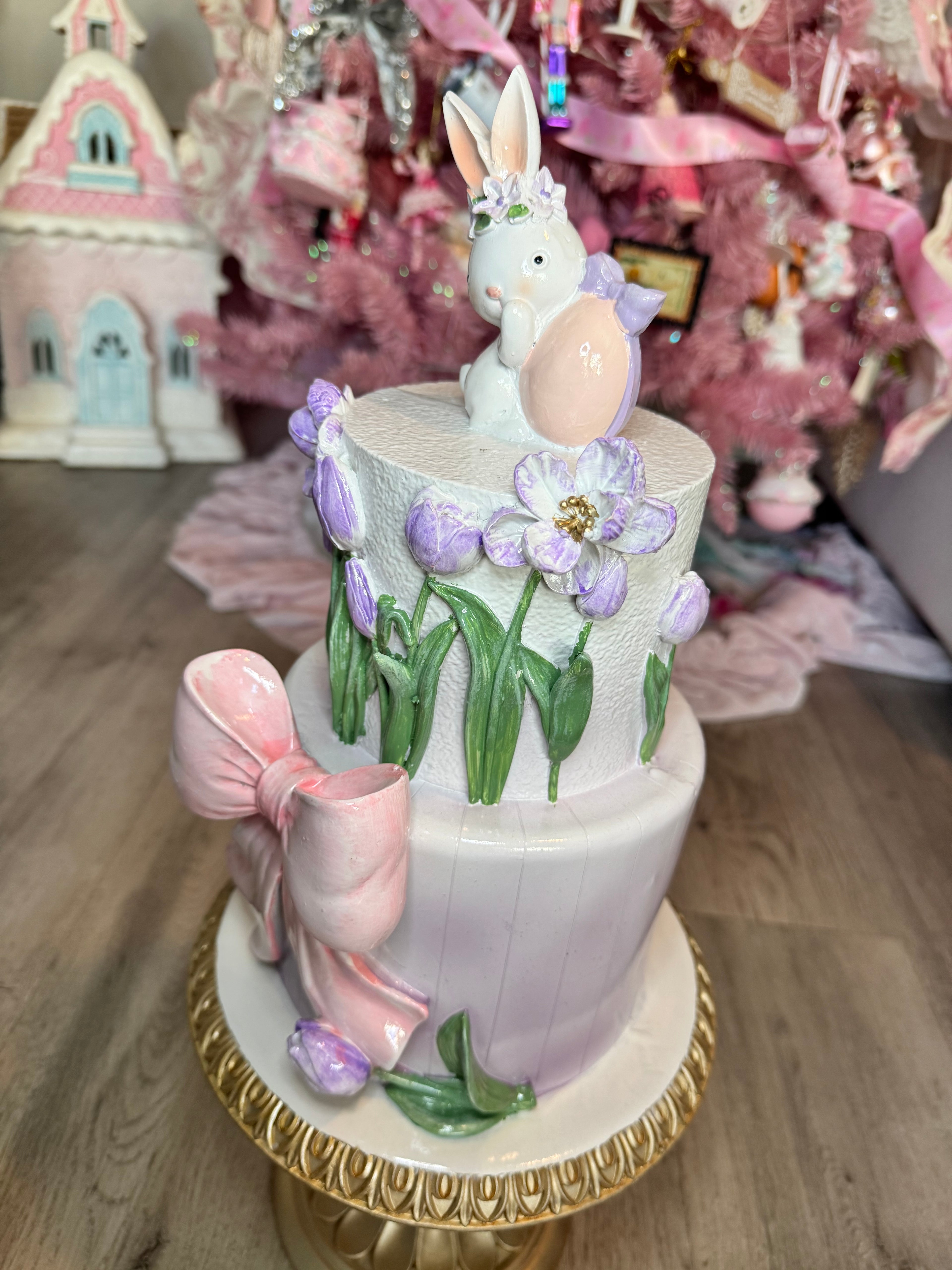 Beautiful Easter Resin Faux cake