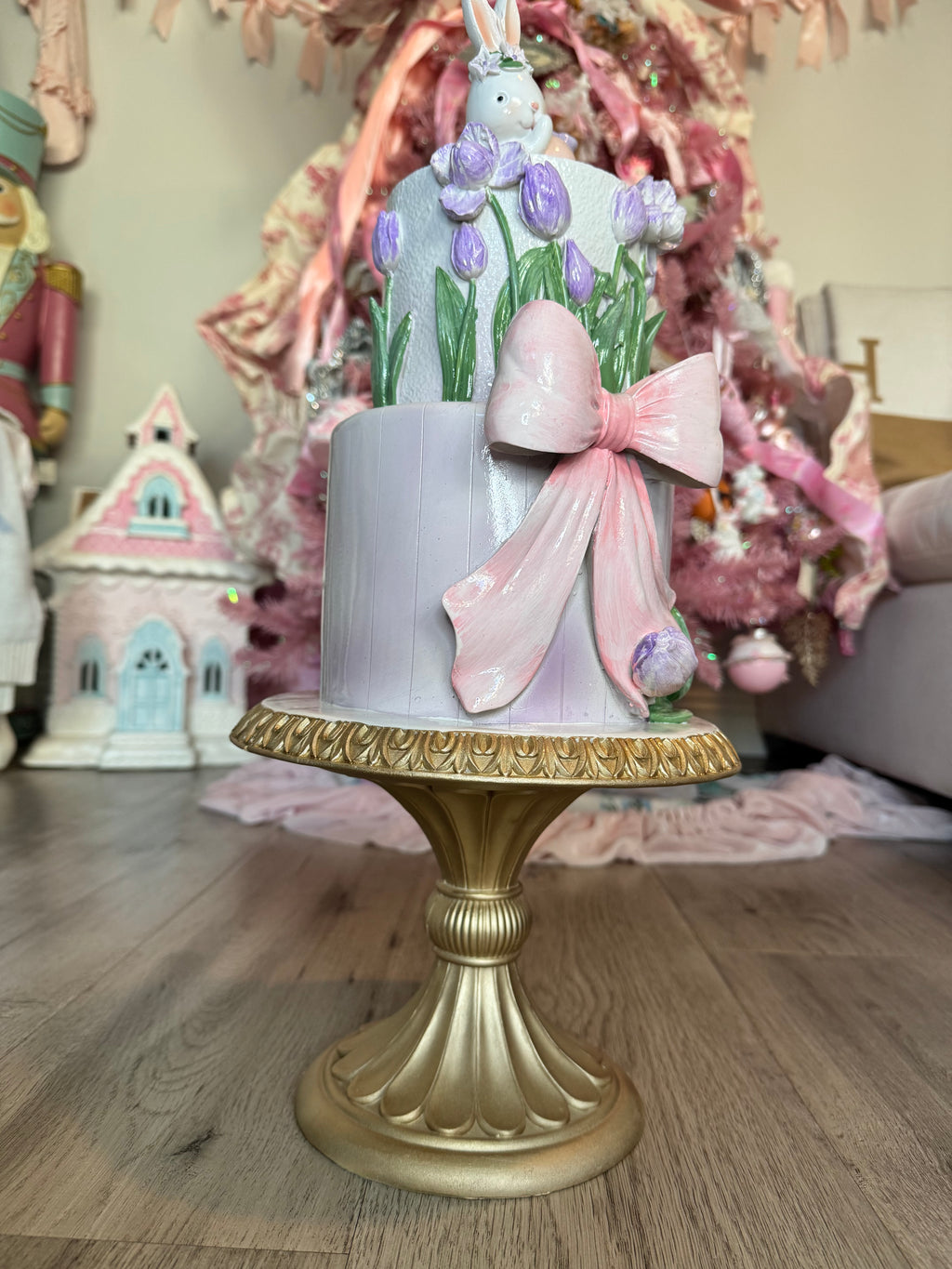 Beautiful Easter Resin Faux cake