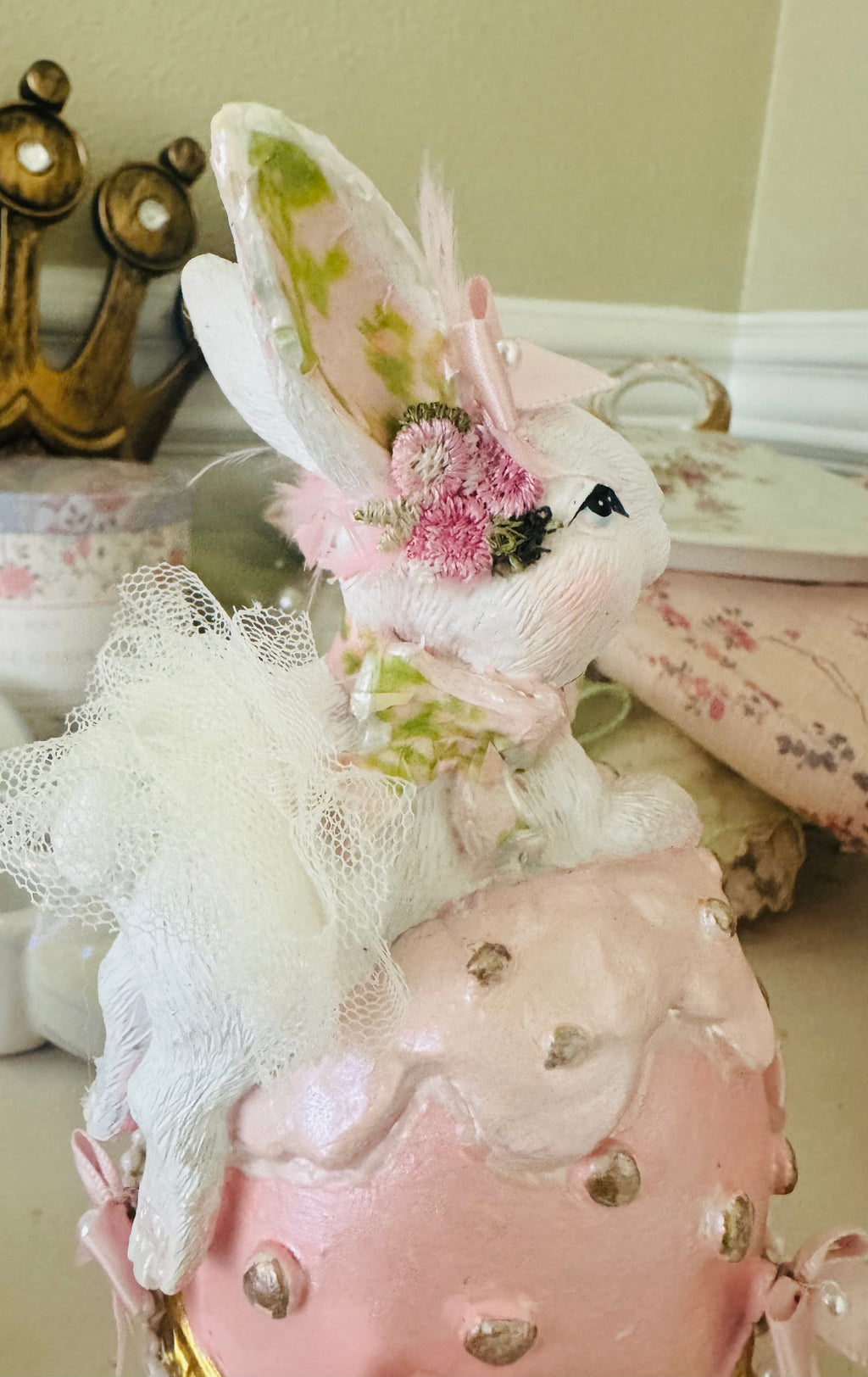 Custom Bunny on Easter egg