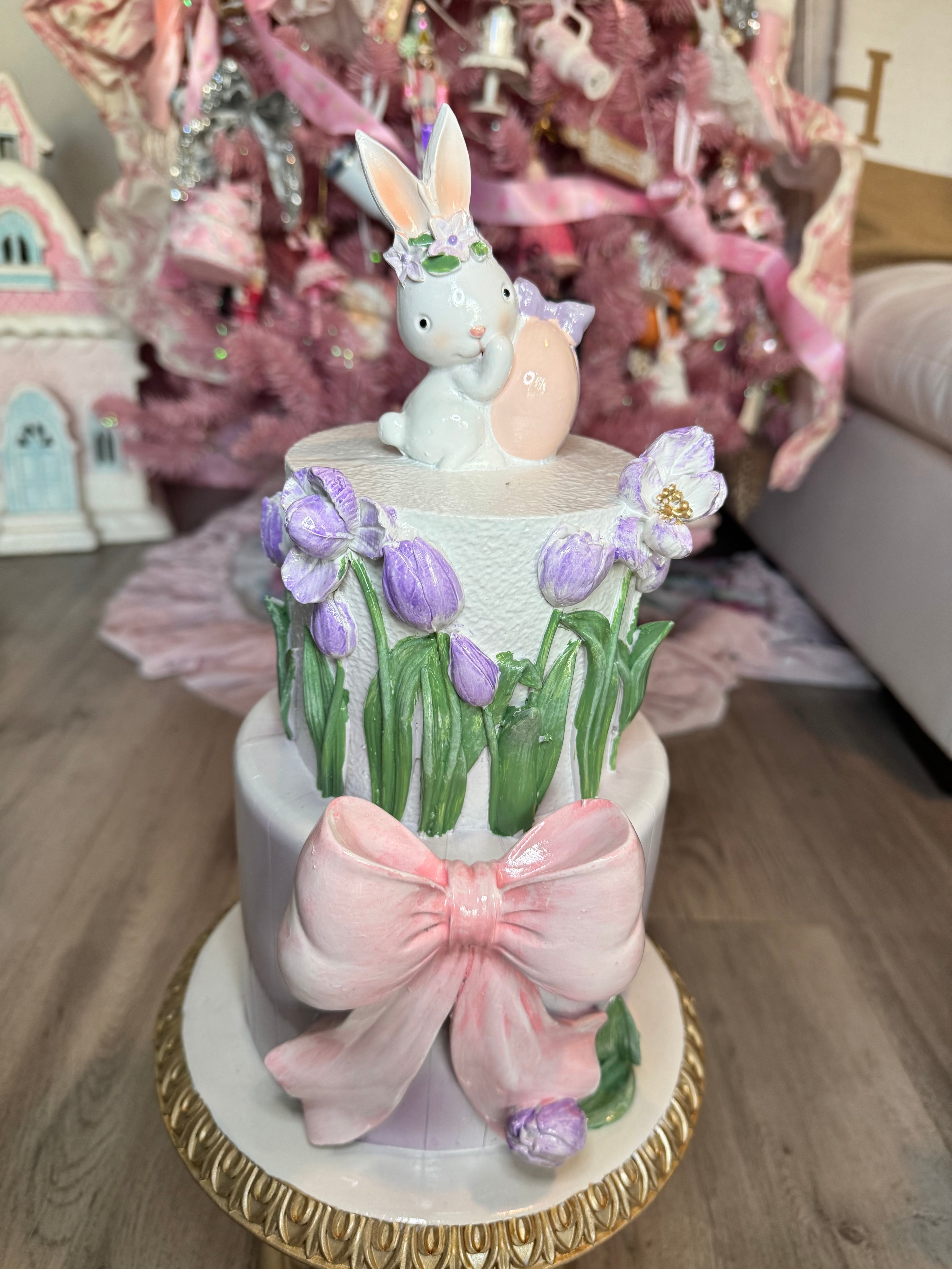 Beautiful Easter Resin Faux cake