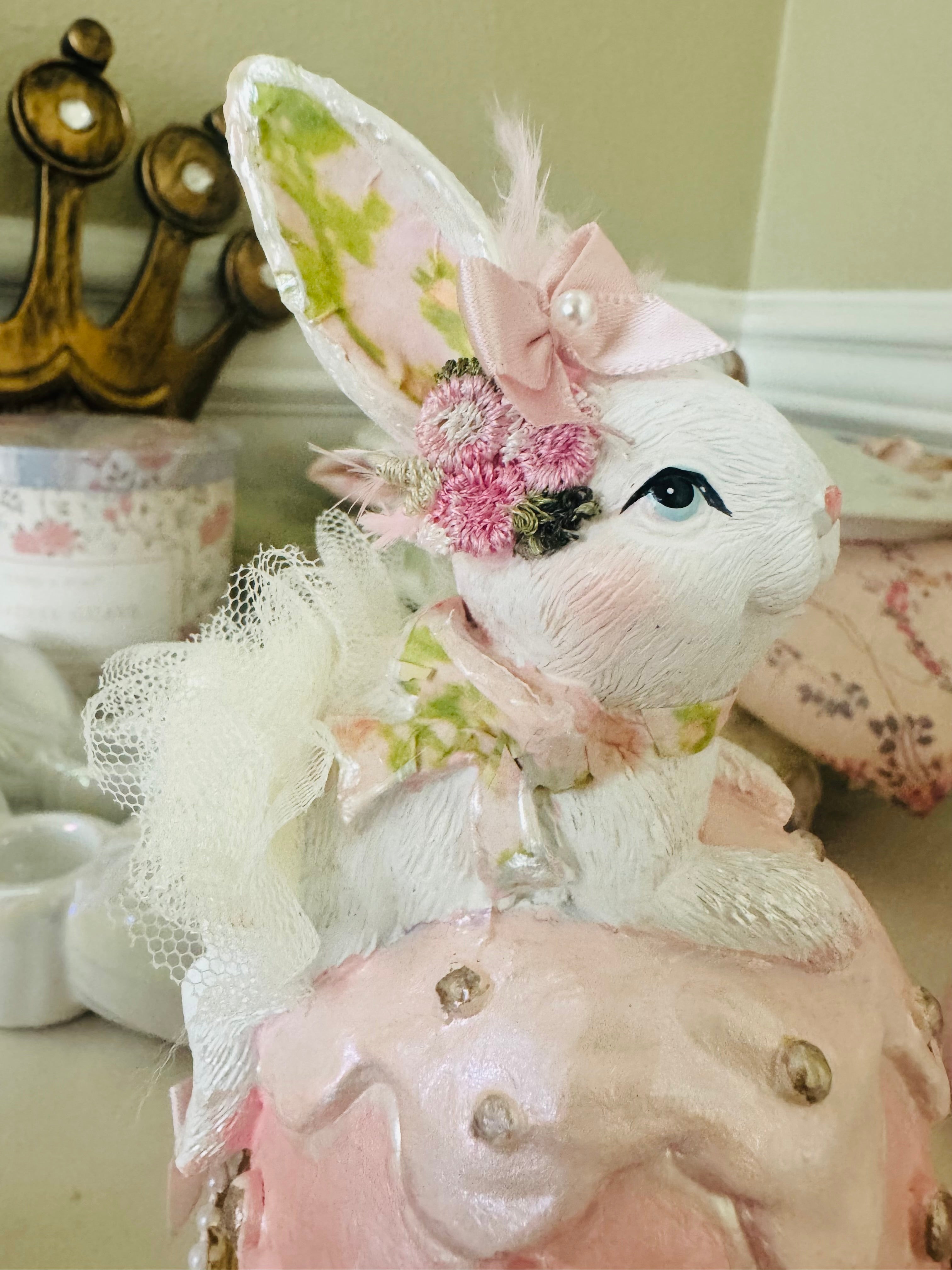 Custom Bunny on Easter egg