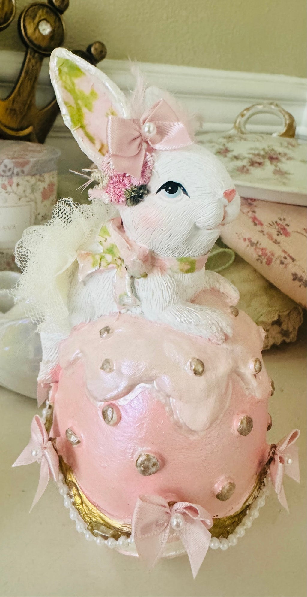 Custom Bunny on Easter egg