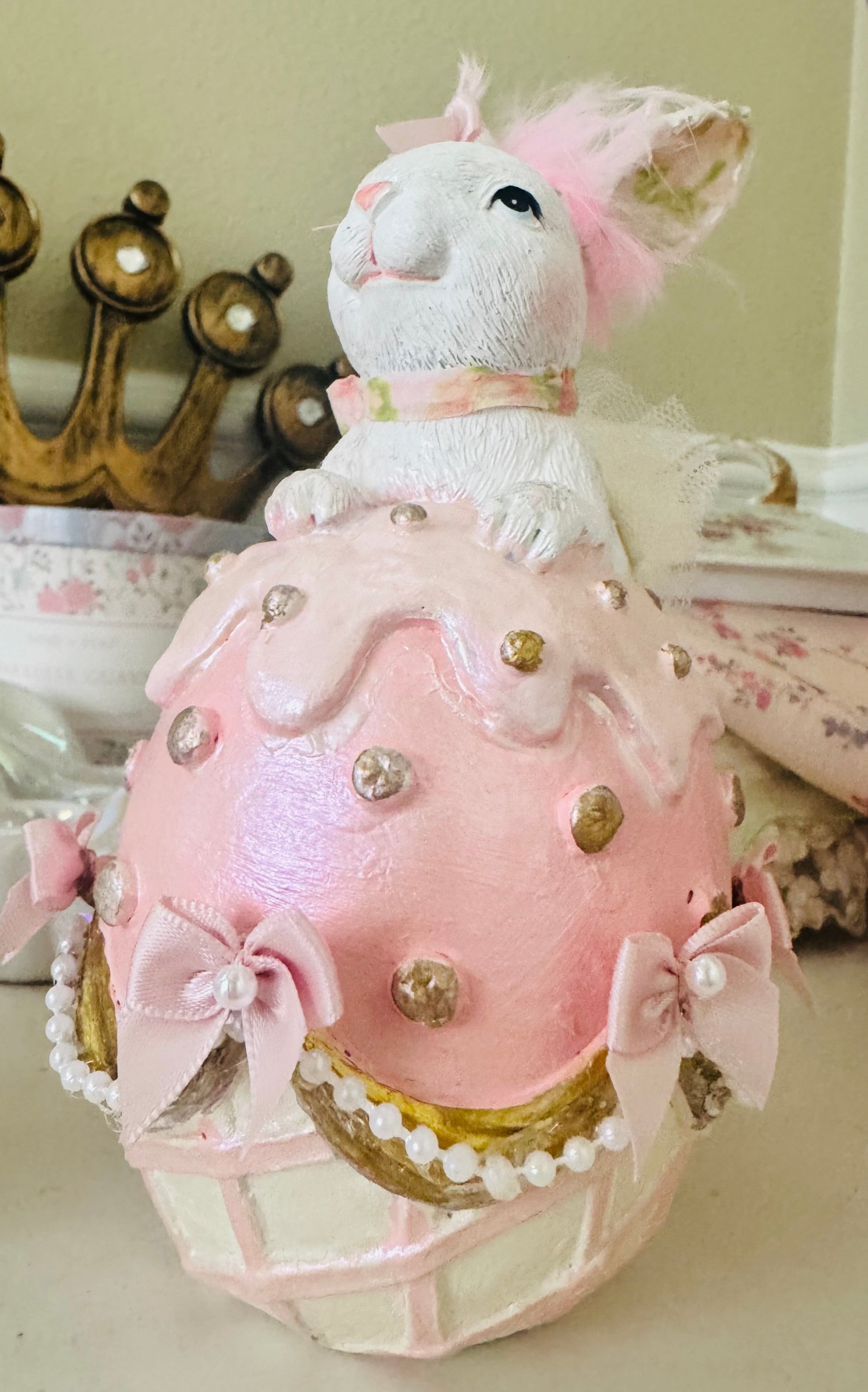 Custom Bunny on Easter egg