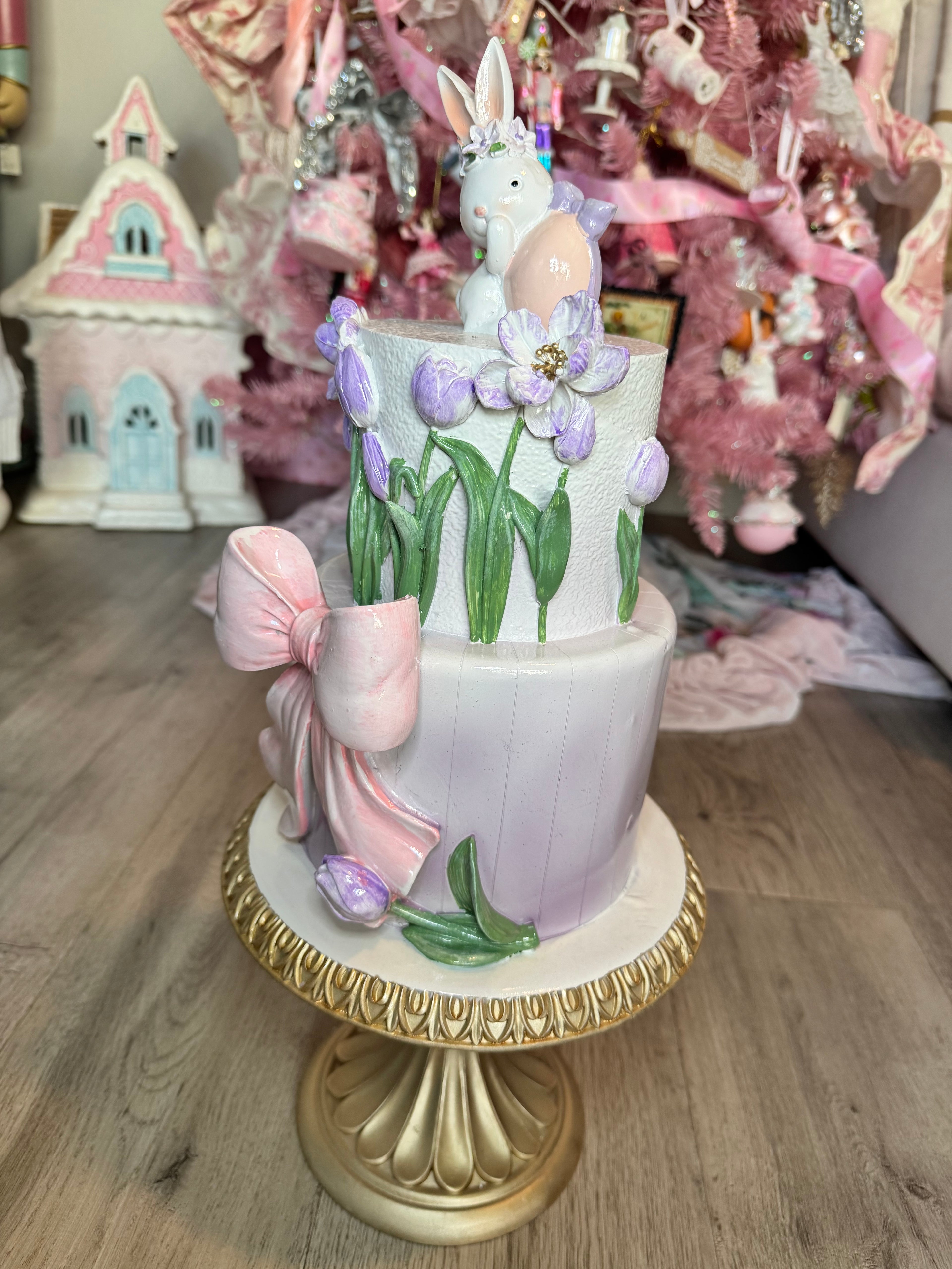 Beautiful Easter Resin Faux cake