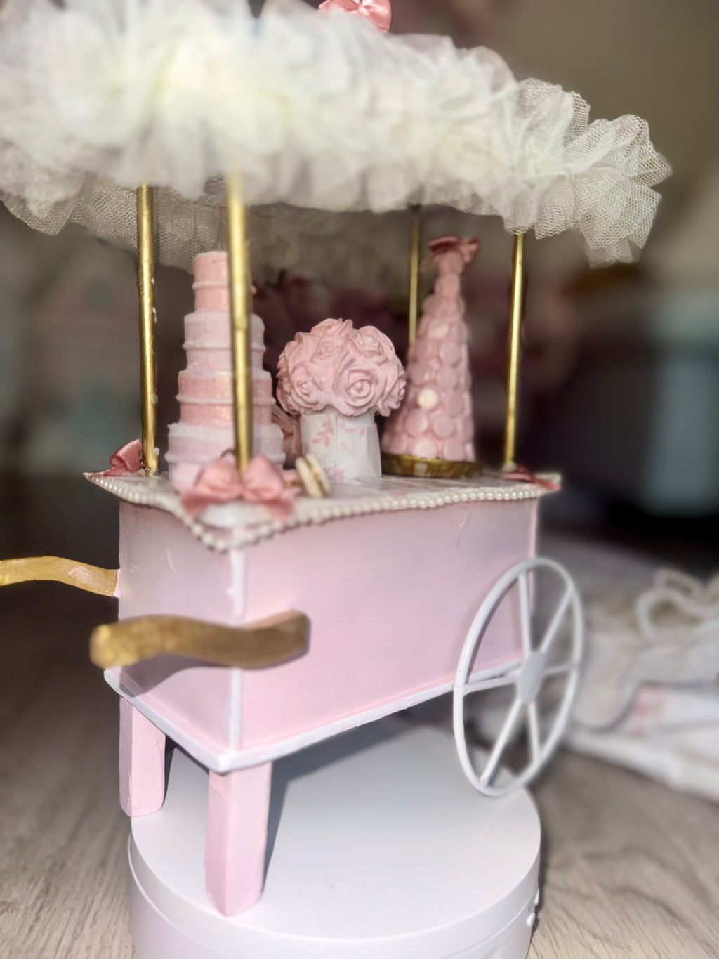 Bespoke Easter Pink Cart