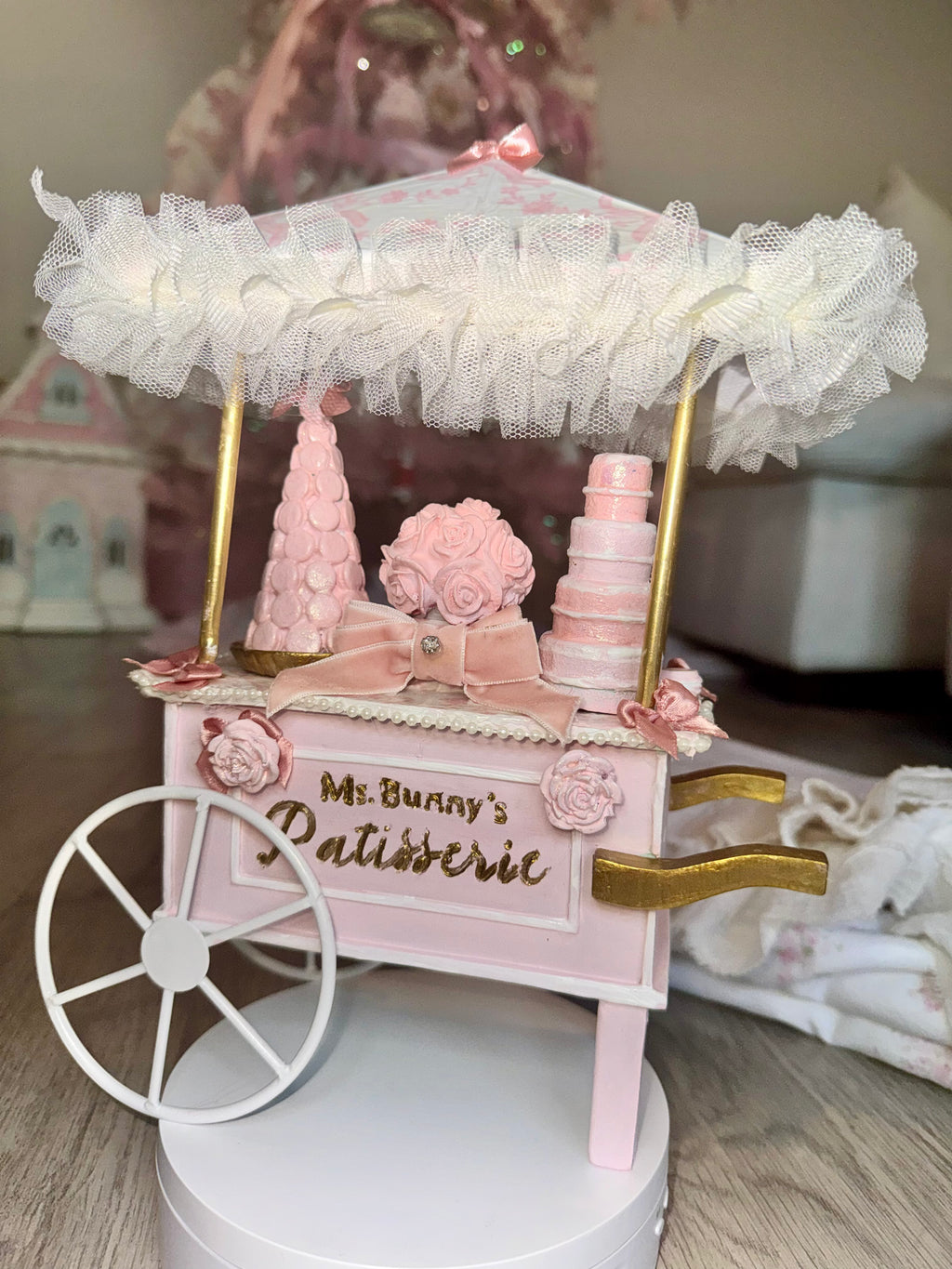 Bespoke Easter Pink Cart