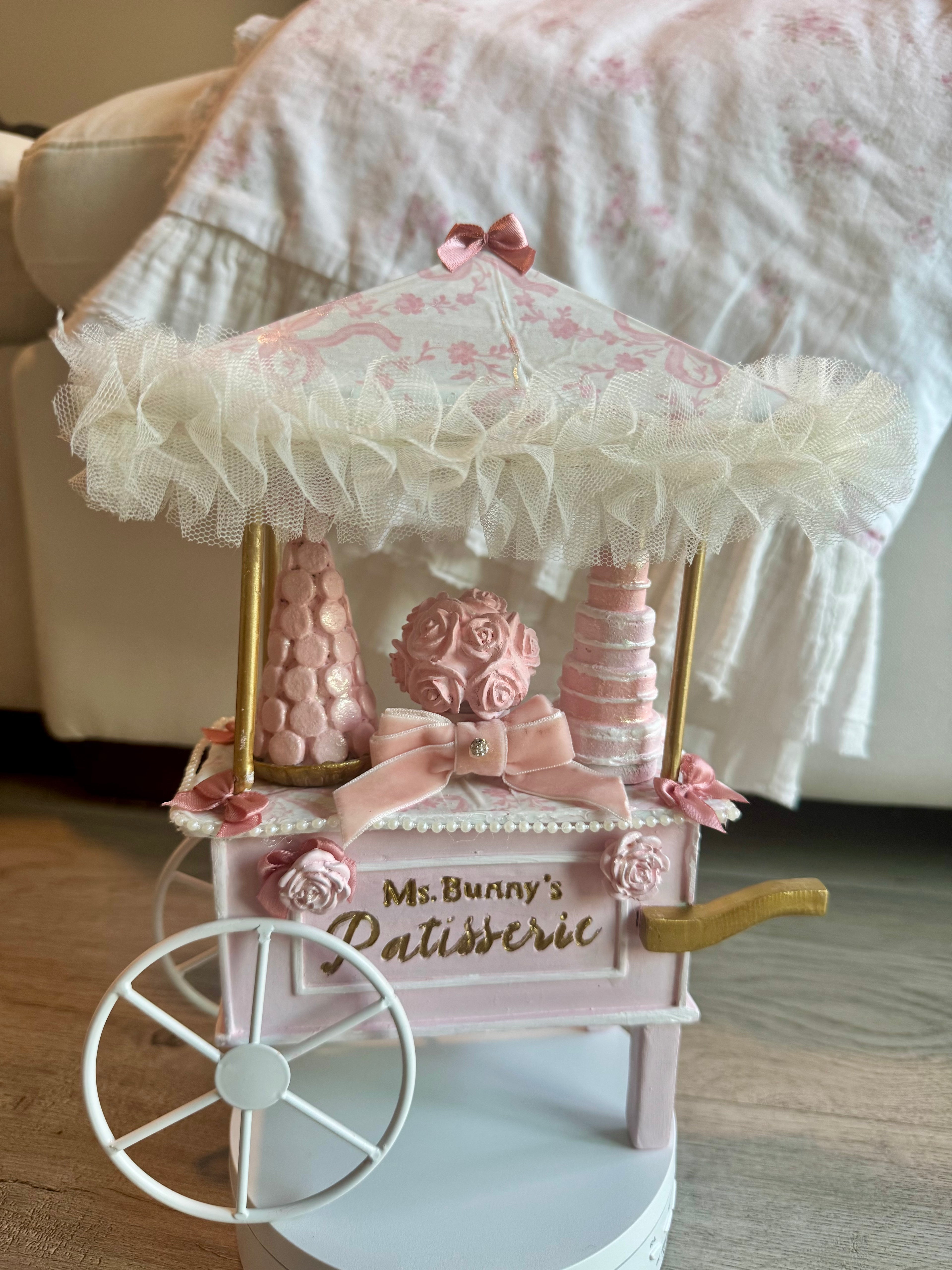 Bespoke Easter Pink Cart