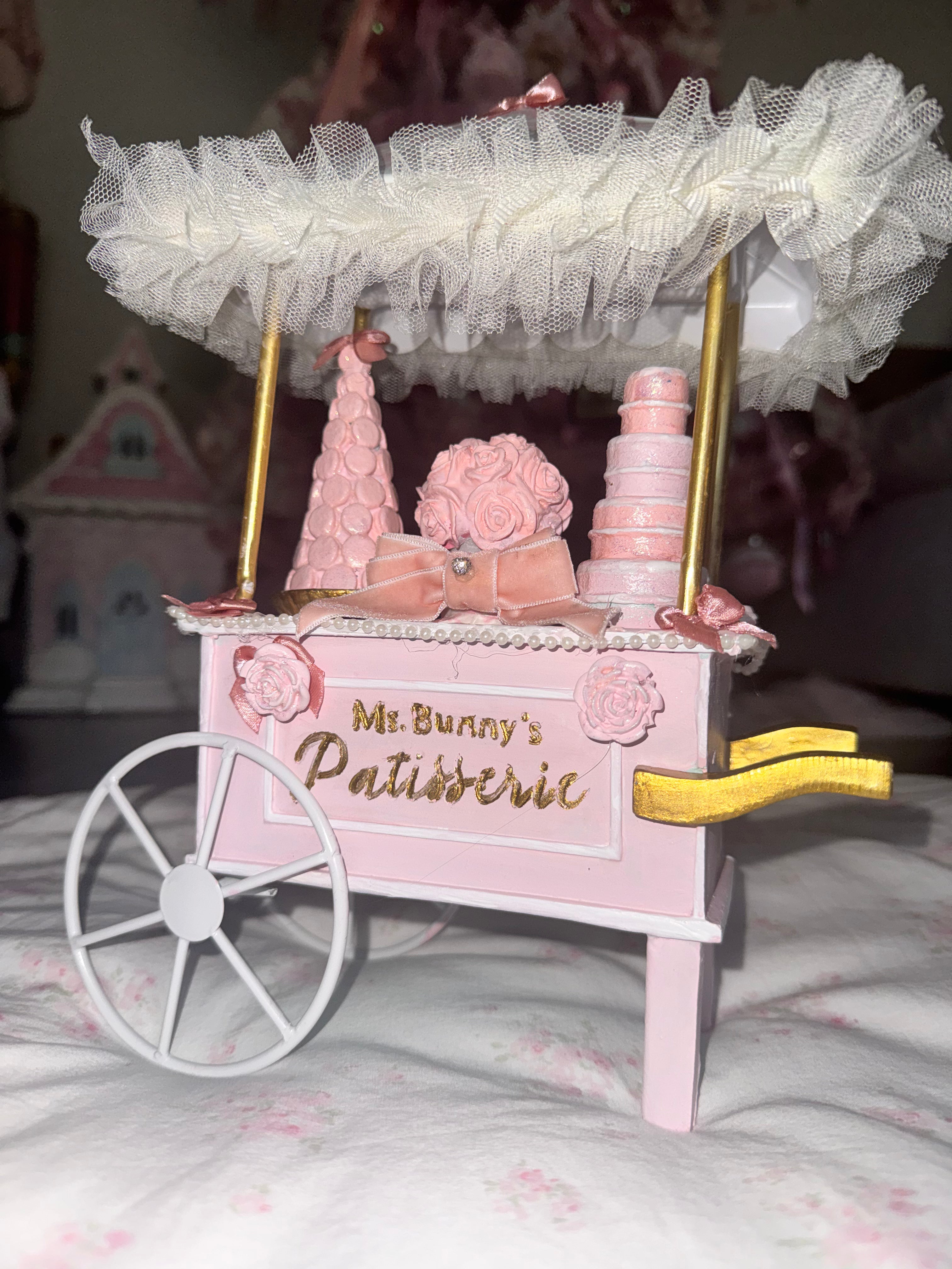 Bespoke Easter Pink Cart