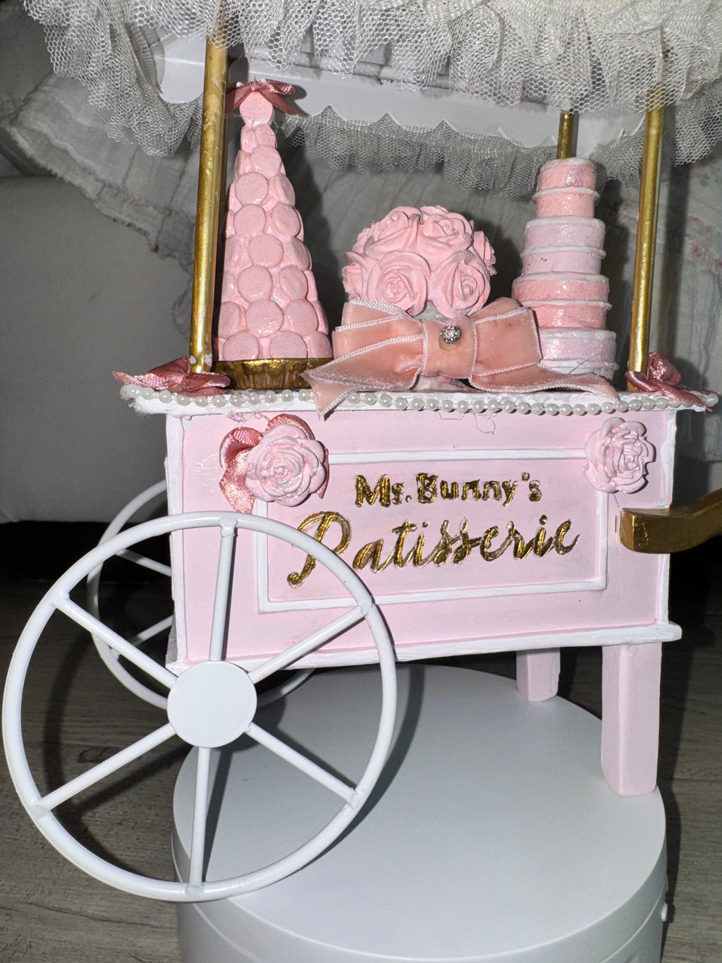 Bespoke Easter Pink Cart
